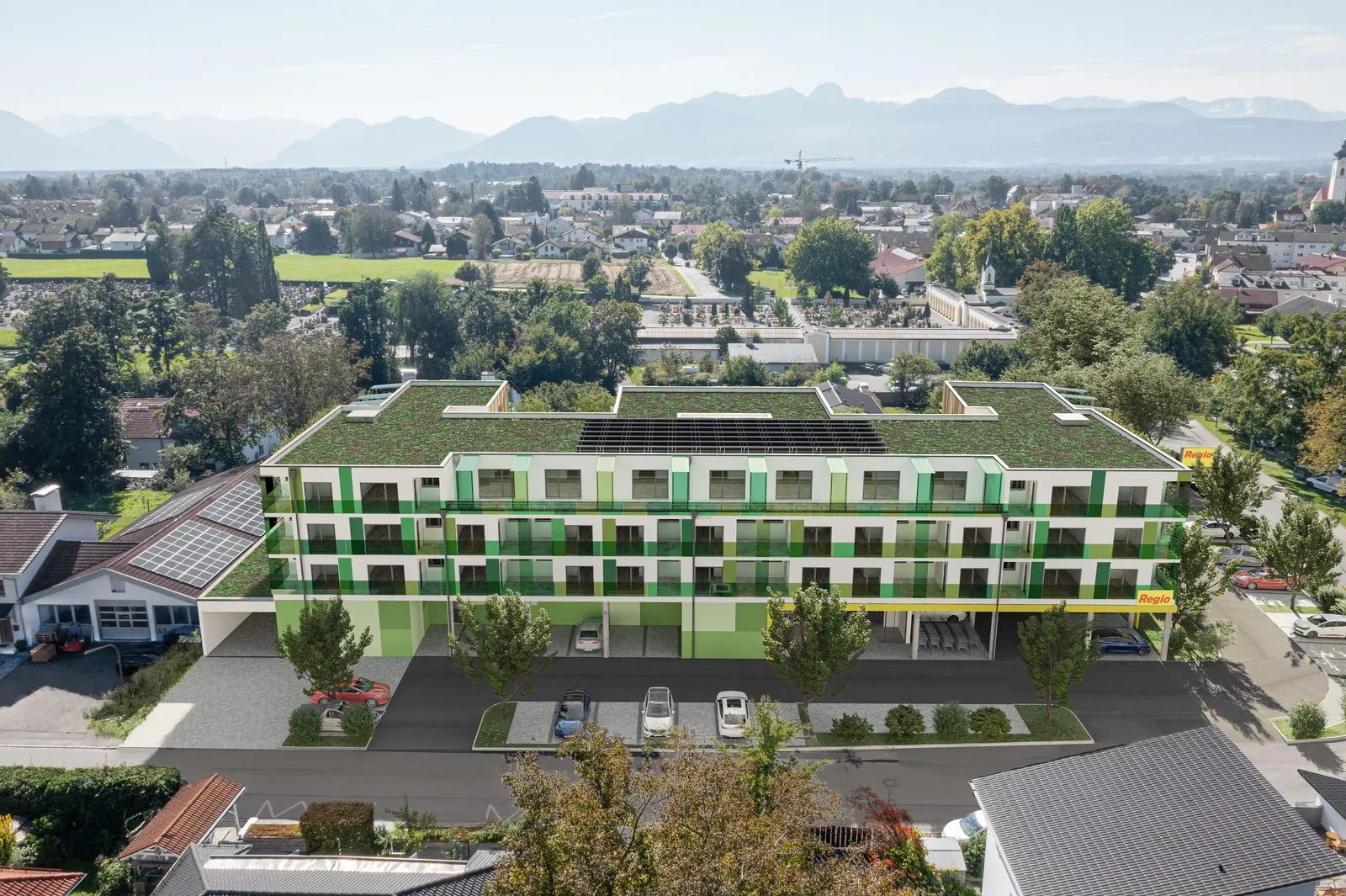 Luftbild Bad Aibling - Living on Top